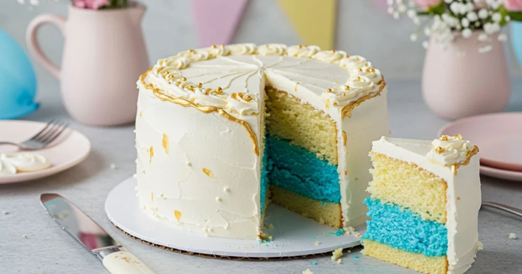 Gender Reveal Cake